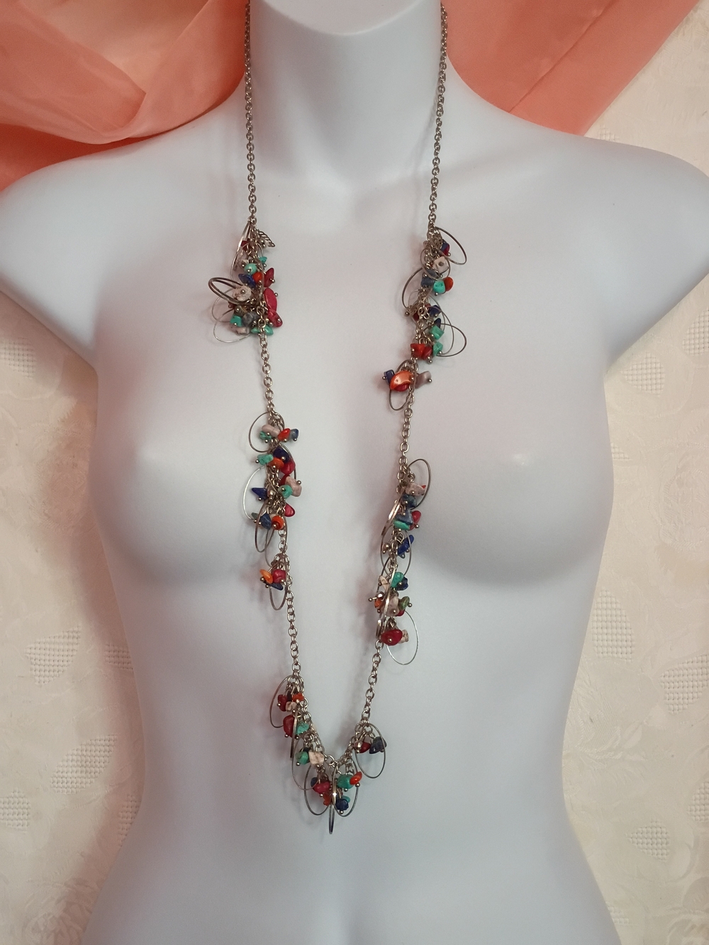 Multicolor Bead Whimsy Necklace